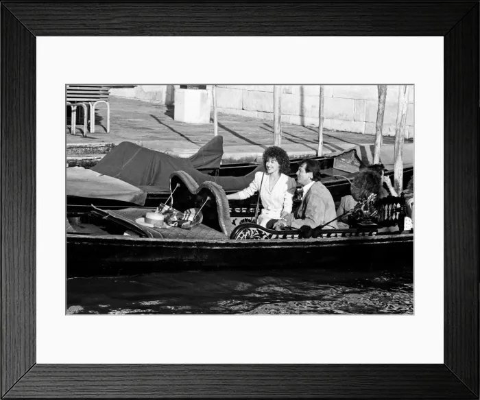 Framed Print : EastEnders stars Leslie Grantham and Anita Dobson, as Dirty Den and Angie Framed Print : EastEnders stars Leslie Grantham and Anita Dobson, as Dirty Den and Angie