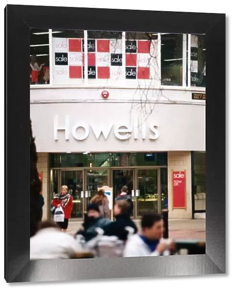 Howells department store in Cardiff, Wales. January 1997