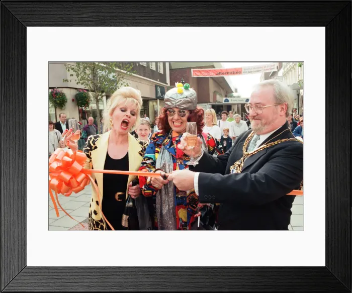Framed Print : Sunday trading is launched in Middlesbrough town centre Framed Print : Sunday trading is launched in Middlesbrough town centre