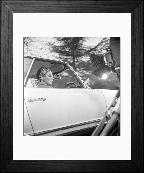 Framed Print : Filming of Subterfuge in Westcott, Dorking, in January 1968 Framed Print : Filming of Subterfuge in Westcott, Dorking, in January 1968