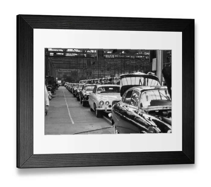 Framed Print : General scenes showing the new Jaguar cars coming off the production line at the plant Framed Print : General scenes showing the new Jaguar cars coming off the production line at the plant