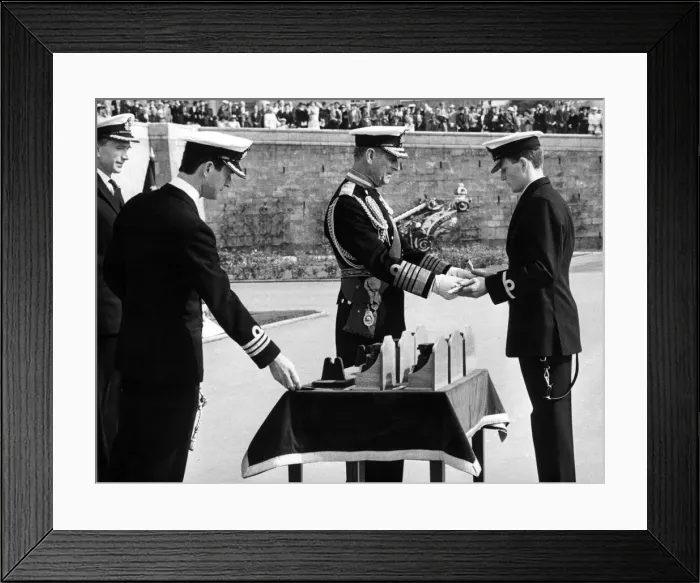 Framed Print : Prince Philip, Duke of Edinburgh visits Britannia Royal Naval College, Dartmouth Framed Print : Prince Philip, Duke of Edinburgh visits Britannia Royal Naval College, Dartmouth