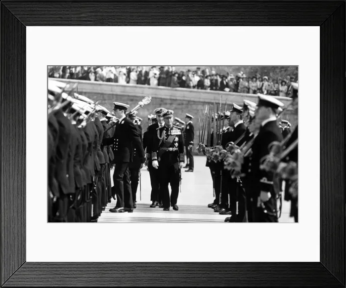 Framed Print : Prince Philip, Duke of Edinburgh visits Britannia Royal Naval College, Dartmouth