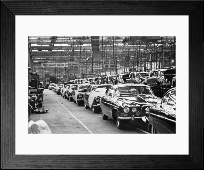 Framed Print : General scenes showing the new Jaguar cars coming off the production line at the plant Framed Print : General scenes showing the new Jaguar cars coming off the production line at the plant