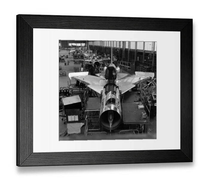 Framed Print : General scenes showing the construction of the Lightning fighter plane at Preston Framed Print : General scenes showing the construction of the Lightning fighter plane at Preston