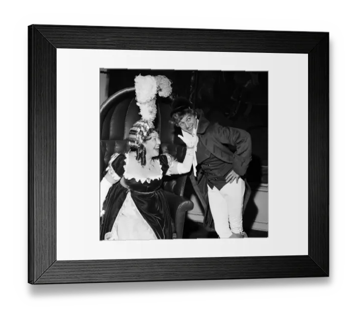 Framed Print : Tommy Steele as Tony Lumpkin and Peggy Mount as Mrs Hardcastle in Framed Print : Tommy Steele as Tony Lumpkin and Peggy Mount as Mrs Hardcastle in