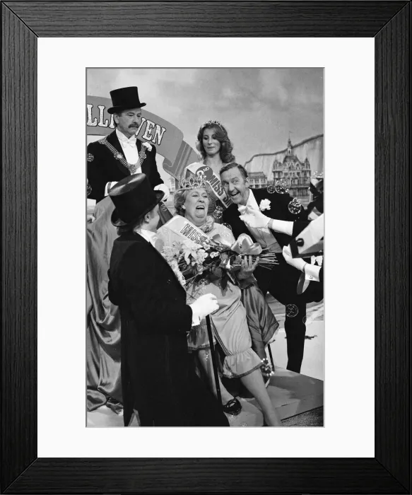 Framed Print : Peggy Mount takes the part of a bathing beauty contestant in Framed Print : Peggy Mount takes the part of a bathing beauty contestant in