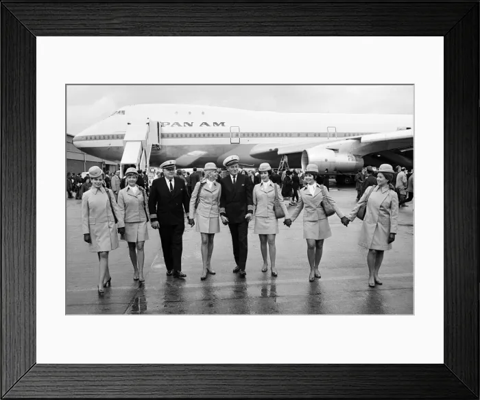 Framed Print : The 361 passenger Boeing 747 arrives at Heathrow Airport Framed Print : The 361 passenger Boeing 747 arrives at Heathrow Airport