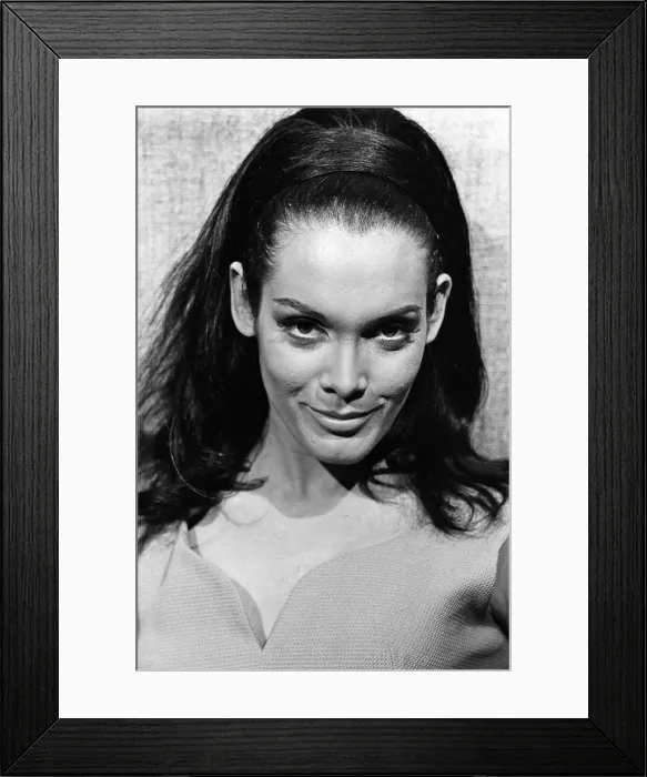 Framed Print : Actress Martine Beswick on the set of Thunderball'at Pinewood Studios Framed Print : Actress Martine Beswick on the set of Thunderball'at Pinewood Studios