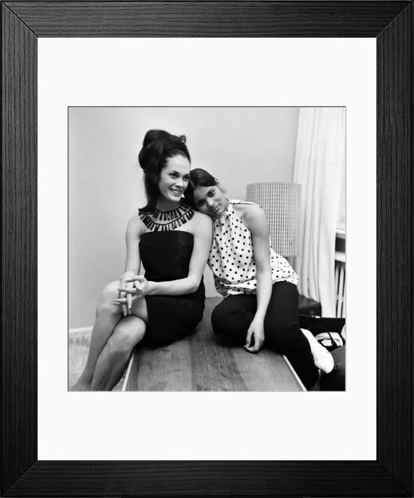 Framed Print : 23-year-old Martine Beswick leaves London tonight for Rio where she will attend the Rio