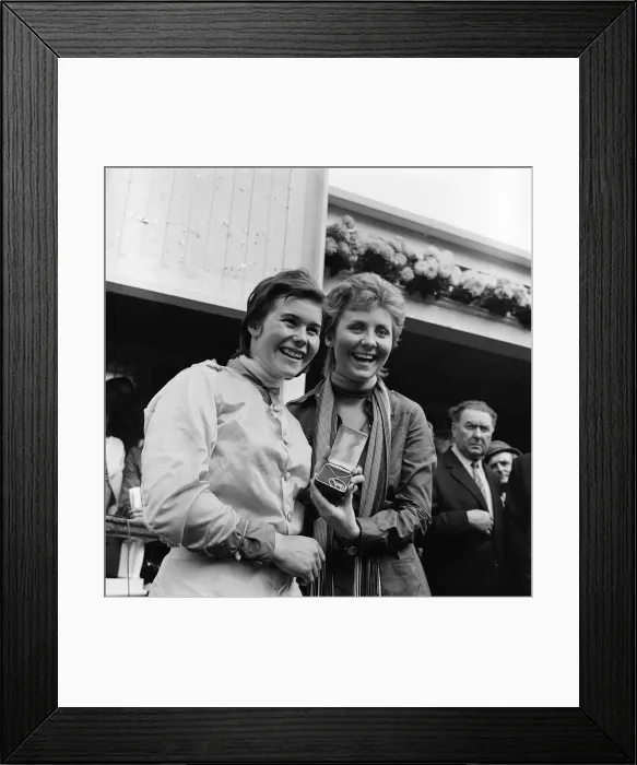 Framed Print : Lulu at Redcar races. 1973 Framed Print : Lulu at Redcar races. 1973