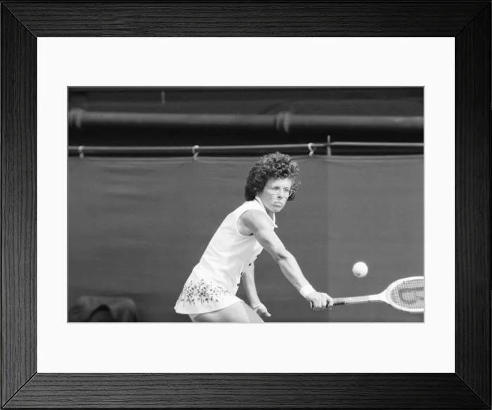 Framed Print : Wimbledon Tennis Championships, Ladies Quarterfinals Day, Monday 30th June 1975 Framed Print : Wimbledon Tennis Championships, Ladies Quarterfinals Day, Monday 30th June 1975