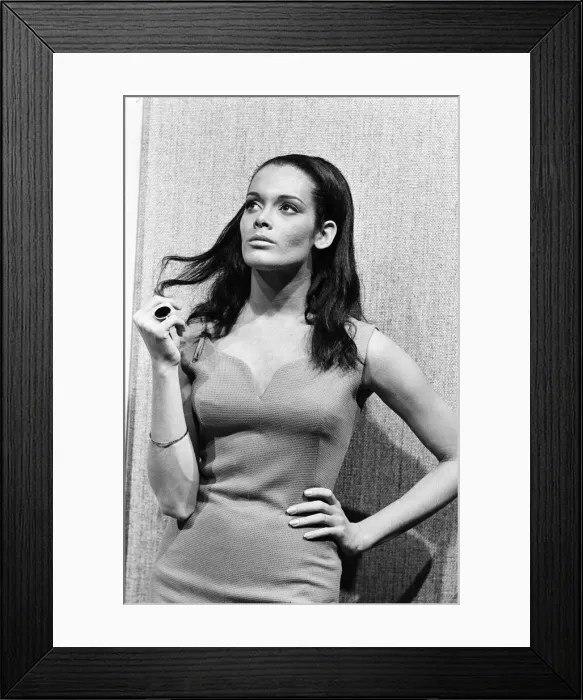 Framed Print : Actress Martine Beswick on the set of Thunderball'at Pinewood Studios Framed Print : Actress Martine Beswick on the set of Thunderball'at Pinewood Studios