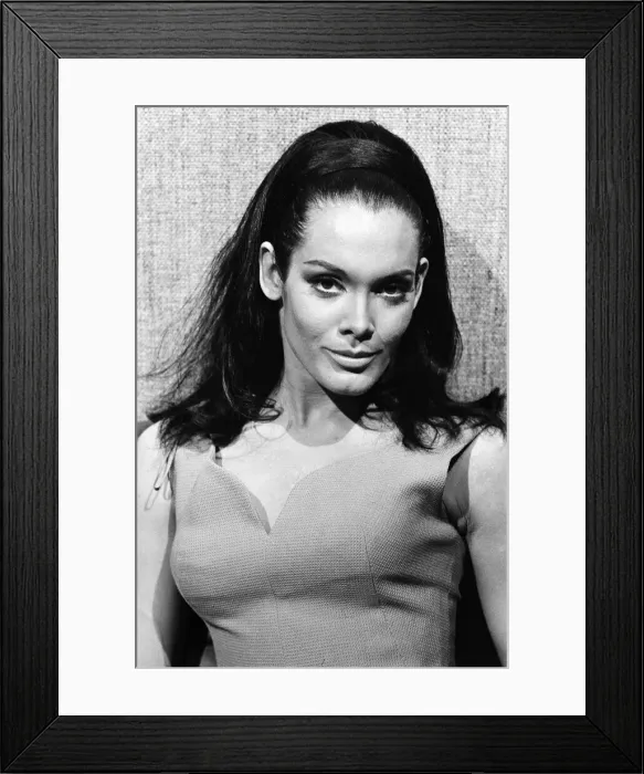 Framed Print : Actress Martine Beswick on the set of Thunderball'at Pinewood Studios Framed Print : Actress Martine Beswick on the set of Thunderball'at Pinewood Studios