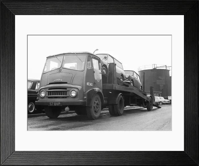 Framed Print : The Austin Mini production line at Longbridge. 10th March 1963 Framed Print : The Austin Mini production line at Longbridge. 10th March 1963