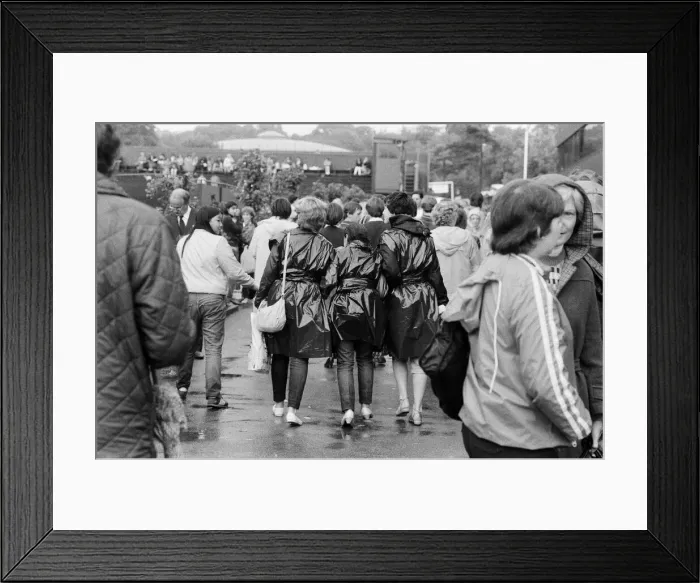 Framed Print : The second day of the 1982 Wimbledon Championships. 22nd June 1982 Framed Print : The second day of the 1982 Wimbledon Championships. 22nd June 1982
