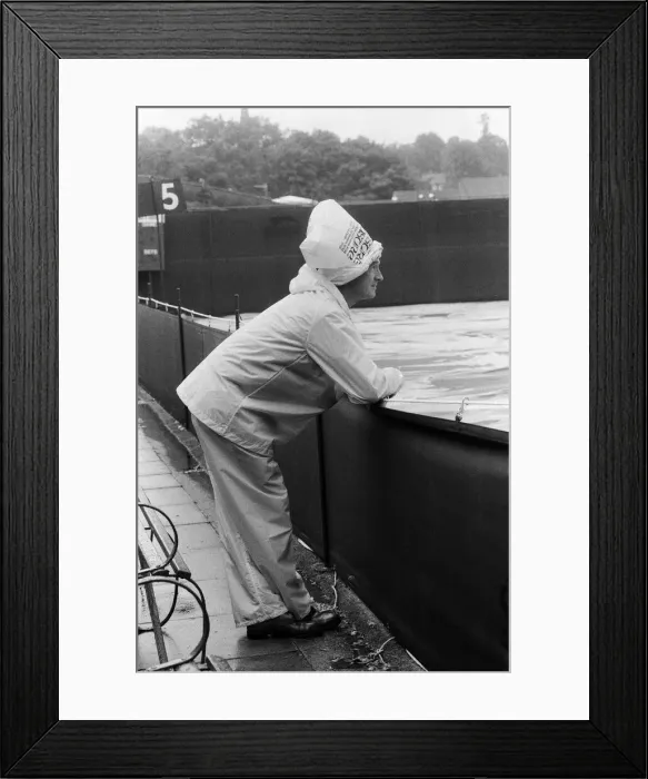 Framed Print : The second day of the 1982 Wimbledon Championships. 22nd June 1982