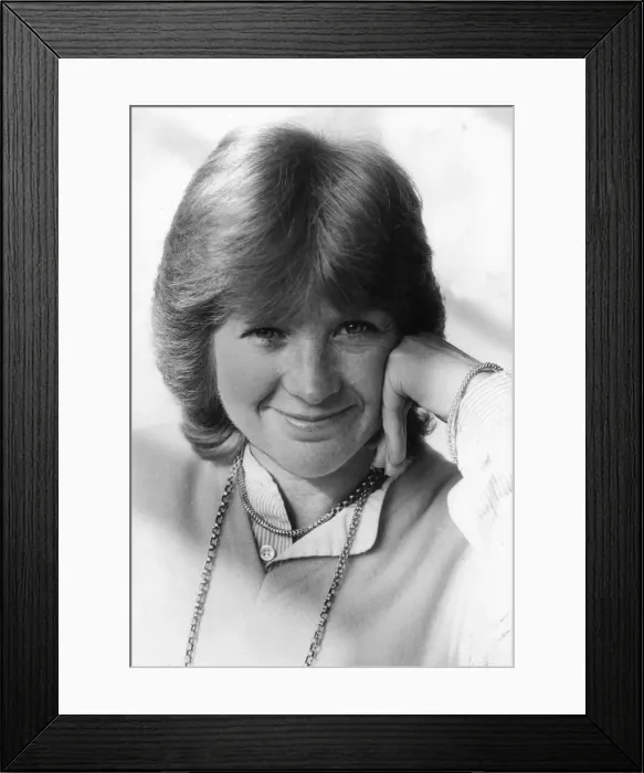 Framed Print : Anne Robinson TV Presenter 1983 Framed Print : Anne Robinson TV Presenter 1983