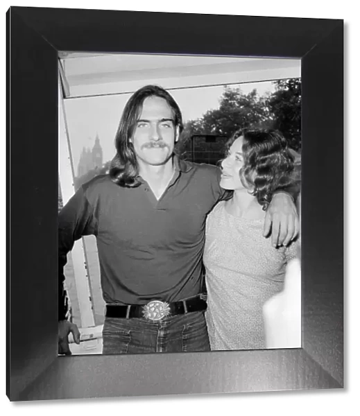 Carole King and James Taylor, both singer  /  songwriters, together for a press conference at