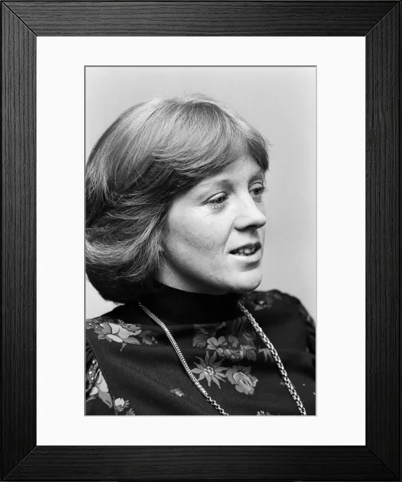 Framed Print : Anne Robinson, Daily Mirror staff. 14th February 1983 Framed Print : Anne Robinson, Daily Mirror staff. 14th February 1983