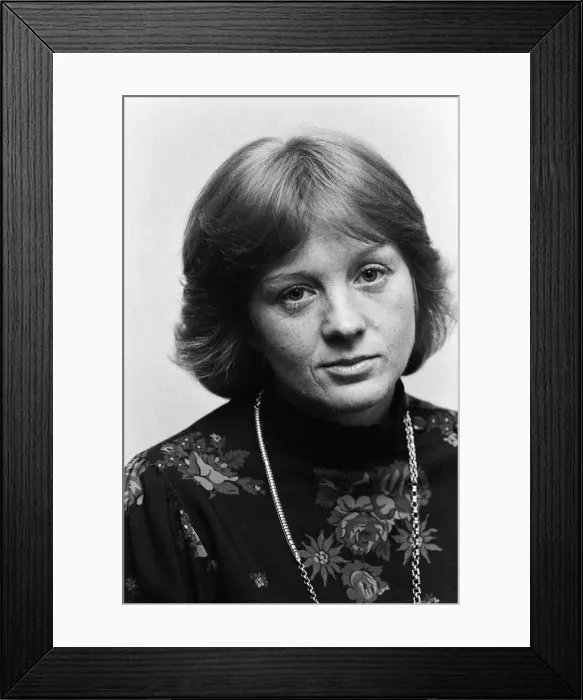 Framed Print : Anne Robinson, Daily Mirror staff. 14th February 1983 Framed Print : Anne Robinson, Daily Mirror staff. 14th February 1983