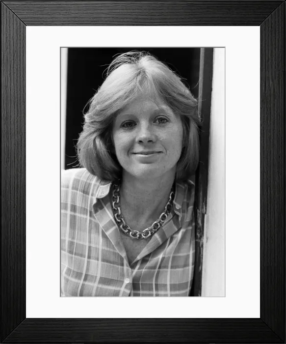 Framed Print : Anne Robinson, Daily Mirror staff. 1st September 1983