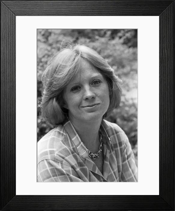 Framed Print : Anne Robinson, Daily Mirror staff. 1st September 1983