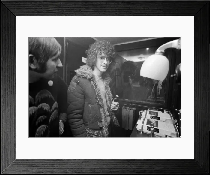 Framed Print : Burnley fans aboard the disco train to London. 28th January 1973 Framed Print : Burnley fans aboard the disco train to London. 28th January 1973