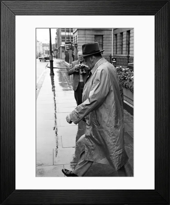 Framed Print : Bob Lord, Chairman of Burnley Football Club, was up before the football league this Framed Print : Bob Lord, Chairman of Burnley Football Club, was up before the football league this