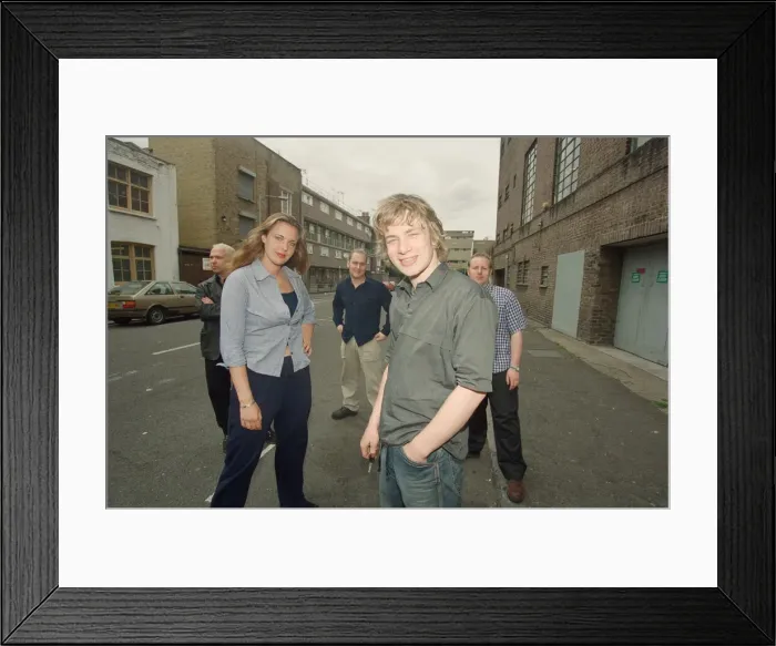 Framed Print : Jamie Oliver, television chef pictured in London in June 1999