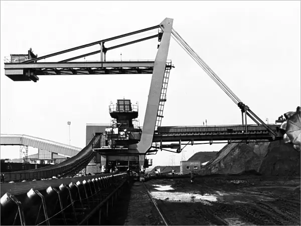 The Bucket Wheel Reclaimer, at Aberthaw power station. 28th May 1968