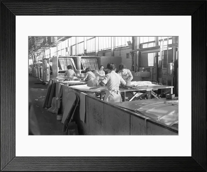 Framed Print : The Austin Mini production line at Longbridge. 10th March 1963 Framed Print : The Austin Mini production line at Longbridge. 10th March 1963