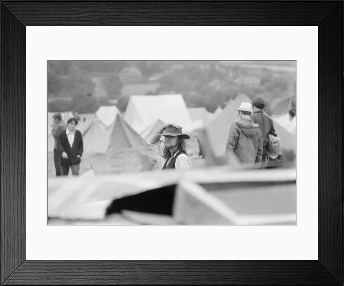 Framed Print : Isle of Wight Festival 1969, held on 29th to 31st August 1969 at the English town of