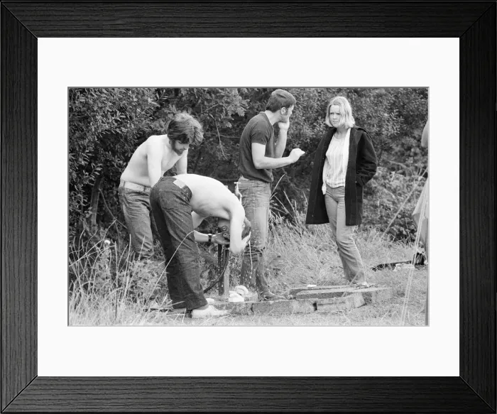 Framed Print : Isle of Wight Festival 1969, held on 29th to 31st August 1969 at the English town of Framed Print : Isle of Wight Festival 1969, held on 29th to 31st August 1969 at the English town of