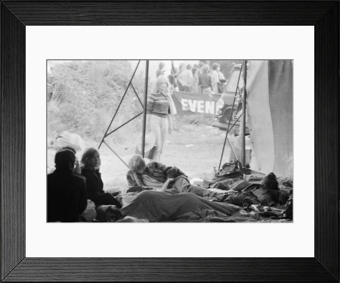 Framed Print : Isle of Wight Festival 1969, held on 29th to 31st August 1969 at the English town of