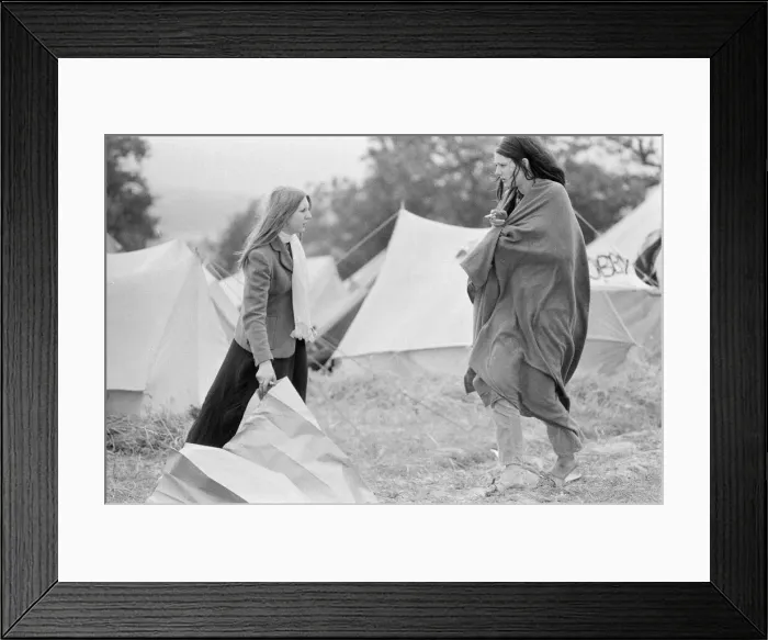 Framed Print : Isle of Wight Festival 1969, held on 29th to 31st August 1969 at the English town of Framed Print : Isle of Wight Festival 1969, held on 29th to 31st August 1969 at the English town of