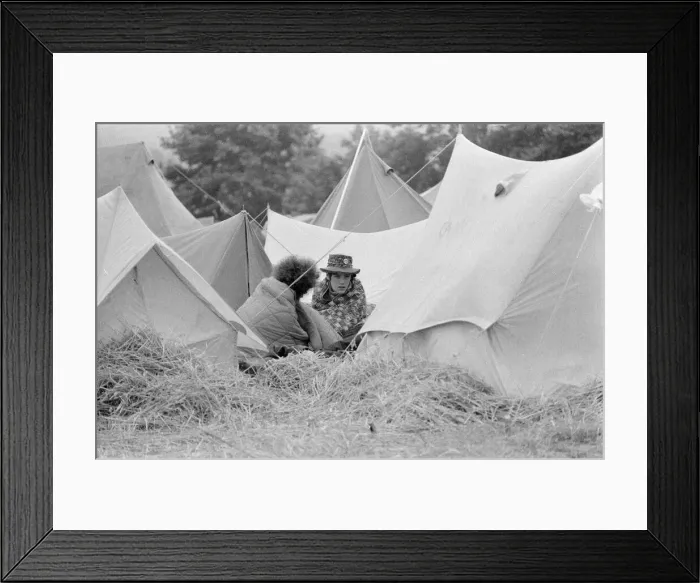 Framed Print : Isle of Wight Festival 1969, held on 29th to 31st August 1969 at the English town of Framed Print : Isle of Wight Festival 1969, held on 29th to 31st August 1969 at the English town of