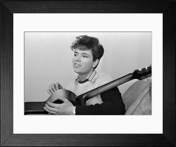 Framed Print : Portrait of rock and roll singer Cliff Richard. 3rd January 1959 Framed Print : Portrait of rock and roll singer Cliff Richard. 3rd January 1959