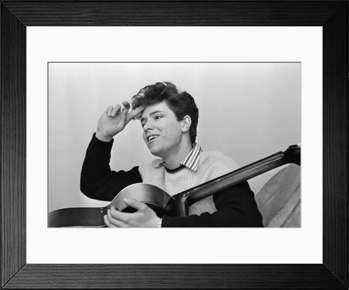 Framed Print : Portrait of rock and roll singer Cliff Richard. 3rd January 1959 Framed Print : Portrait of rock and roll singer Cliff Richard. 3rd January 1959