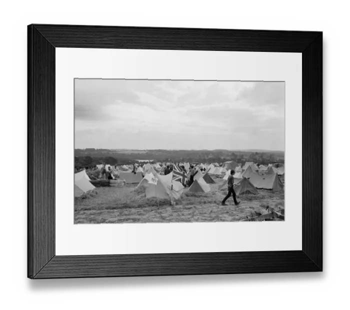 Framed Print : Isle of Wight Festival 1969, held on 29th to 31st August 1969 at the English town of