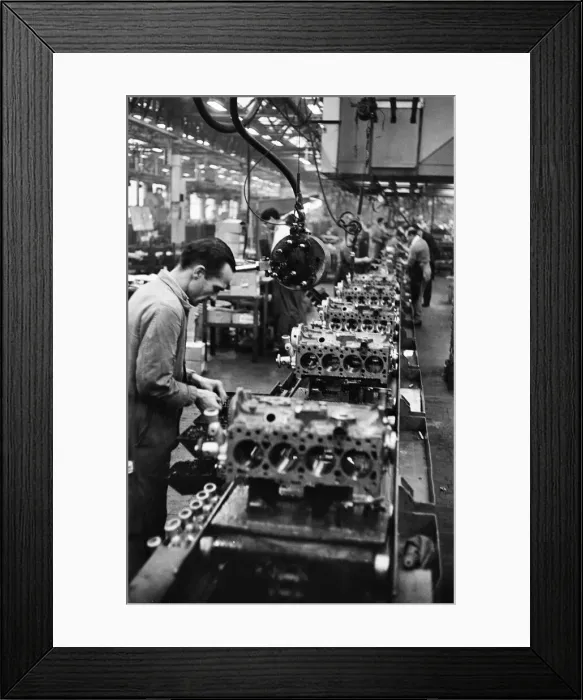 Framed Print : General scenes inside the Ford motor factory in Dagenham Framed Print : General scenes inside the Ford motor factory in Dagenham