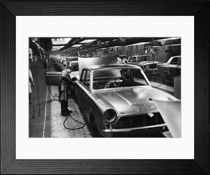 Framed Print : General scenes inside the Ford motor factory in Dagenham Framed Print : General scenes inside the Ford motor factory in Dagenham