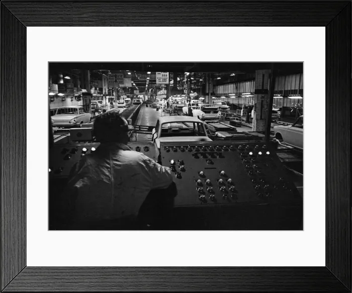 Framed Print : General scenes inside the Ford motor factory in Dagenham Framed Print : General scenes inside the Ford motor factory in Dagenham