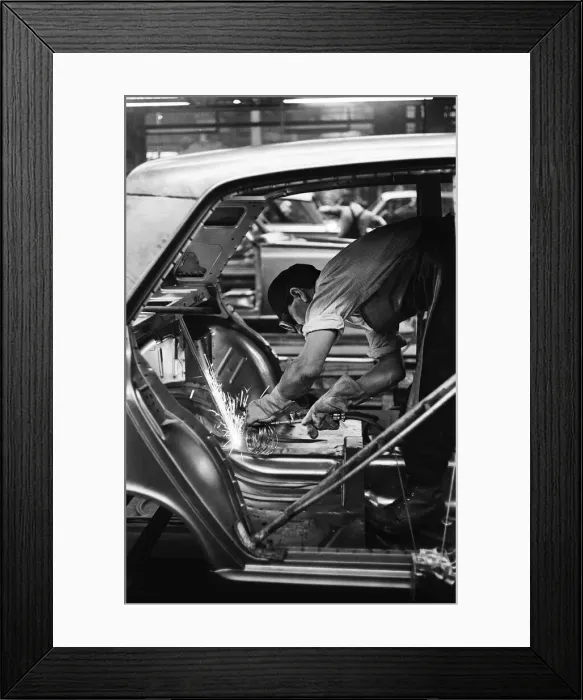 Framed Print : General scenes inside the Ford motor factory in Dagenham Framed Print : General scenes inside the Ford motor factory in Dagenham