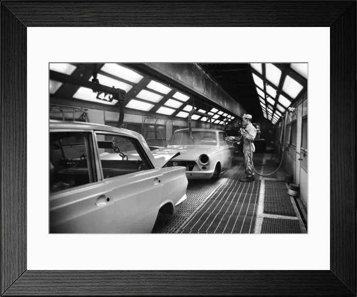 Framed Print : General scenes inside the Ford motor factory in Dagenham Framed Print : General scenes inside the Ford motor factory in Dagenham