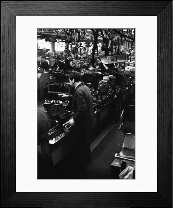 Framed Print : General scenes inside the Ford motor factory in Dagenham Framed Print : General scenes inside the Ford motor factory in Dagenham