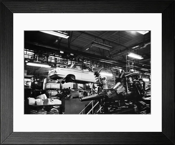 Framed Print : General scenes inside the Ford motor factory in Dagenham Framed Print : General scenes inside the Ford motor factory in Dagenham