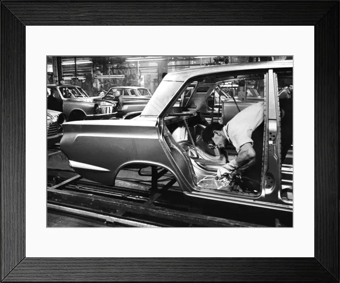 Framed Print : General scenes inside the Ford motor factory in Dagenham Framed Print : General scenes inside the Ford motor factory in Dagenham