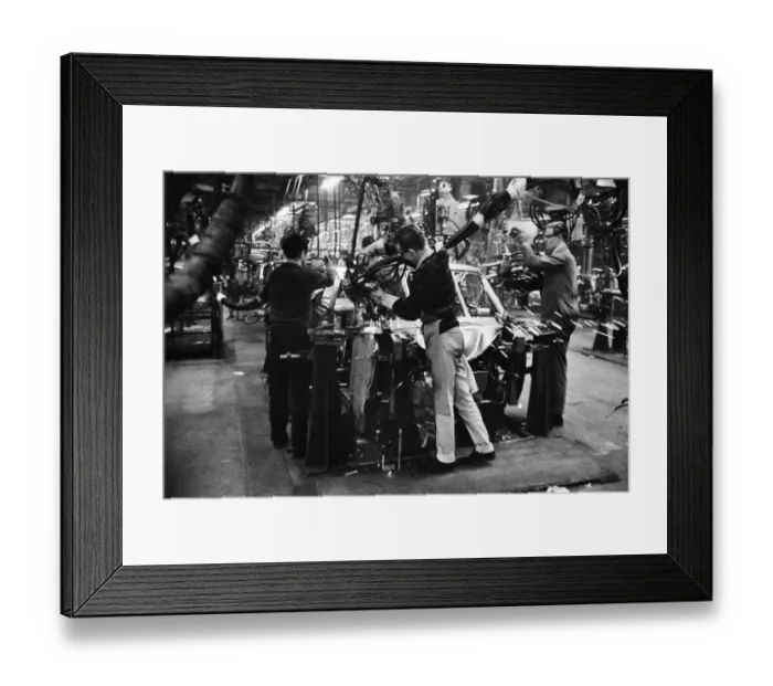Framed Print : General scenes inside the Ford motor factory in Dagenham Framed Print : General scenes inside the Ford motor factory in Dagenham