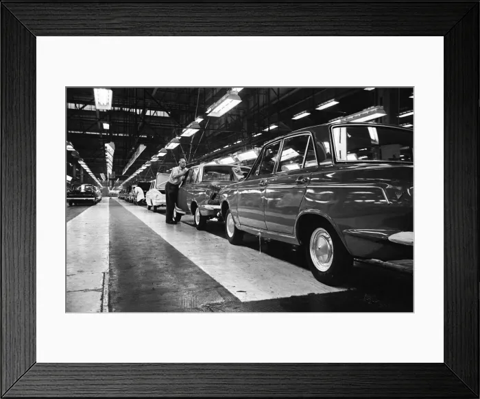 Framed Print : General scenes inside the Ford motor factory in Dagenham Framed Print : General scenes inside the Ford motor factory in Dagenham